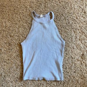 Trendy lil lilac-colored halter top